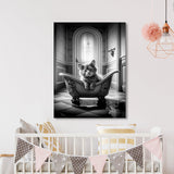 Nursery Baby Cat Bathtub 62 Wall Art