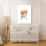 Nursery Baby Cat Boho 109 Wall Art