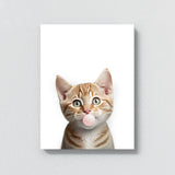 Nursery Baby Cat Bubble Gum 19 Wall Art