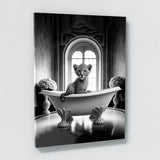 Nursery Baby Cheetah Bathtub 49 Wall Art
