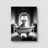 Nursery Baby Cheetah Bathtub 49 Wall Art