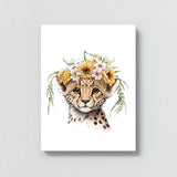 Nursery Baby Cheetah Boho 92 Wall Art