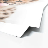 Nursery Baby Cheetah Bubble Gum 4 Wall Art