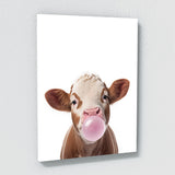 Nursery Baby Cow Bubble Gum 38 Wall Art