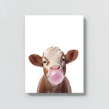 Nursery Baby Cow Bubble Gum 38 Wall Art