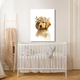 Nursery Baby Dog Boho 110 Wall Art