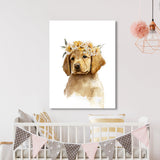 Nursery Baby Dog Boho 110 Wall Art