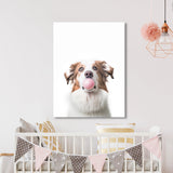 Nursery Baby Dog Bubble Gum 20 Wall Art