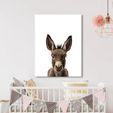 Nursery Baby Donkey Photography 160 Wall Art