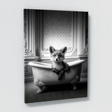 Nursery Baby Fox Bathtub 76 Wall Art