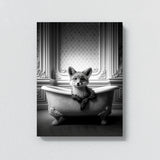 Nursery Baby Fox Bathtub 76 Wall Art