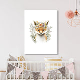 Nursery Baby Fox Boho 122 Wall Art