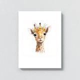 Nursery Baby Giraffe Boho 115 Wall Art