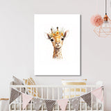 Nursery Baby Giraffe Boho 115 Wall Art