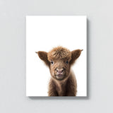 Nursery Baby Highland Cow 164 Wall Art