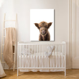 Nursery Baby Highland Cow 164 Wall Art