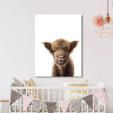 Nursery Baby Highland Cow 164 Wall Art