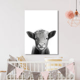 Nursery Baby Highland Cow Black 202 Wall Art
