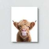 Nursery Baby Highland Cow Gum 40 Wall Art