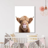 Nursery Baby Highland Cow Gum 40 Wall Art