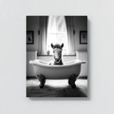 Nursery Baby Horse Bathtub 78 Wall Art