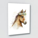 Nursery Baby Horse Boho 125 Wall Art