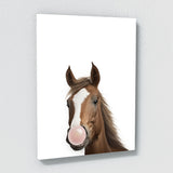 Nursery Baby Horse Bubble Gum 36 Wall Art