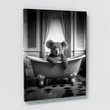 Nursery Baby Koala Bathtub 70 Wall Art