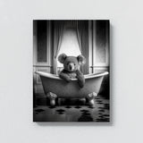 Nursery Baby Koala Bathtub 70 Wall Art