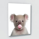 Nursery Baby Koala Bubble Gum 30 Wall Art