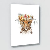Nursery Baby Leopard Boho 93 Wall Art