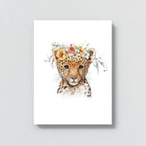 Nursery Baby Leopard Boho 93 Wall Art