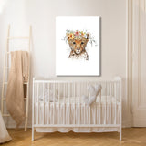 Nursery Baby Leopard Boho 93 Wall Art