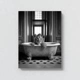 Nursery Baby Lion Bathtub 66 Wall Art