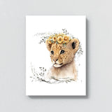 Nursery Baby Lion Boho 204 Wall Art
