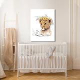 Nursery Baby Lion Boho 204 Wall Art