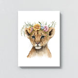 Nursery Baby Lioness Boho 117 Wall Art