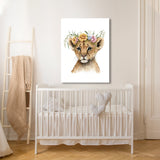 Nursery Baby Lioness Boho 117 Wall Art