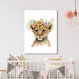 Nursery Baby Lioness Boho 117 Wall Art