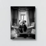 Nursery Baby Panda Bathtub 57 Wall Art