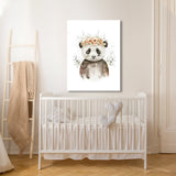 Nursery Baby Panda Boho 106 Wall Art