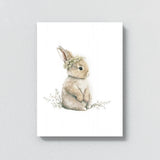 Nursery Baby Rabbit Boho 102 Wall Art