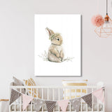Nursery Baby Rabbit Boho 102 Wall Art