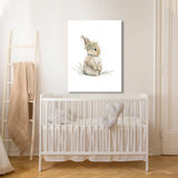 Nursery Baby Rabbit Boho 102 Wall Art