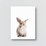 Nursery Baby Rabbit Bubble Gum 14 Wall Art