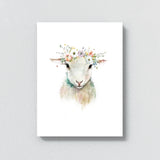 Nursery Baby Sheep Boho 209 Wall Art