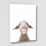 Nursery Baby Sheep Bubble Gum 21 Wall Art