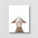 Nursery Baby Sheep Bubble Gum 21 Wall Art