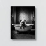 Nursery Baby Wolf Bathtub 83 Wall Art