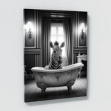 Nursery Baby Zebra Bathtub 63 Wall Art
